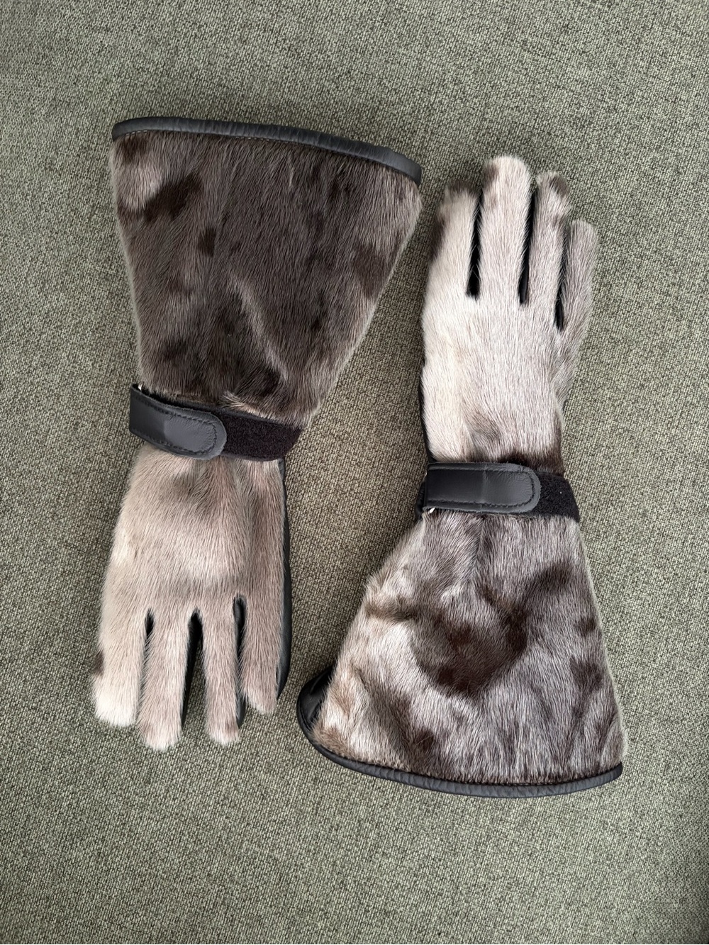 Real Fur Long Cuff Gloves